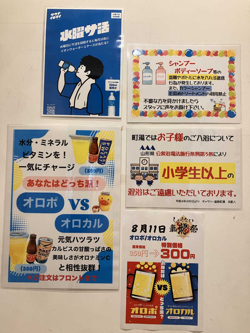 茂木さんの庄内町ギャラリー温泉 町湯のサ活写真
