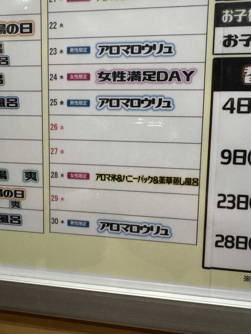 こっとんさんのおふろの王様 和光店のサ活写真