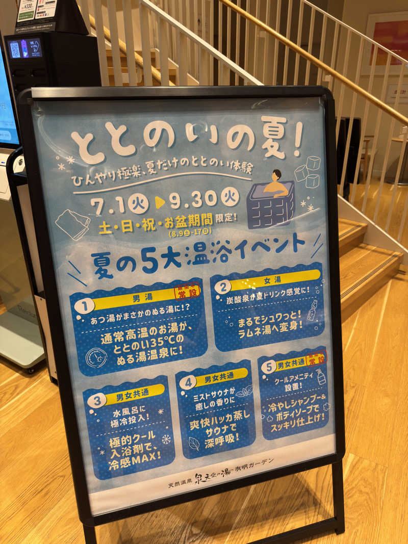 こっとんさんの天然温泉 泉天空の湯 有明ガーデンのサ活写真