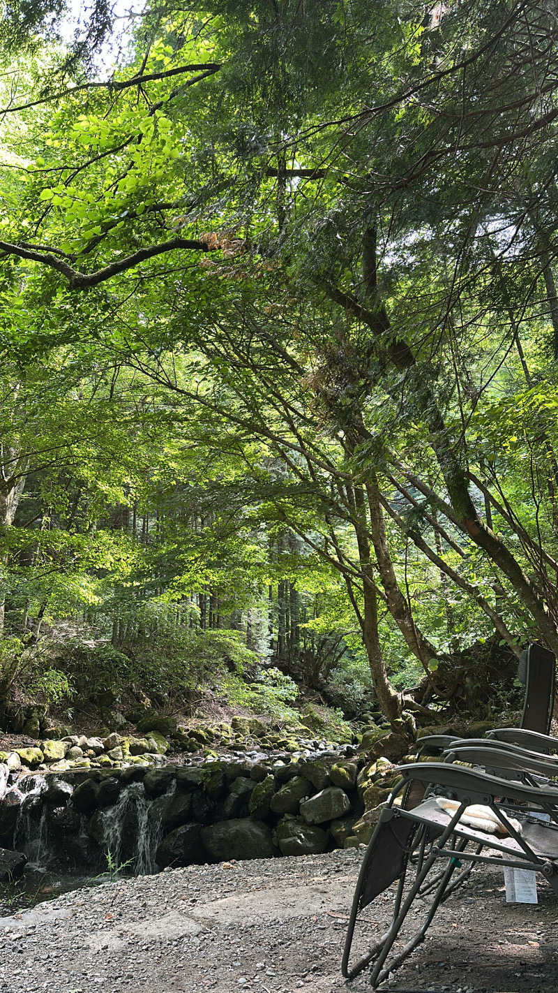 みちこさんの足柄のテントサウナ(川と滝サウナ)のサ活写真