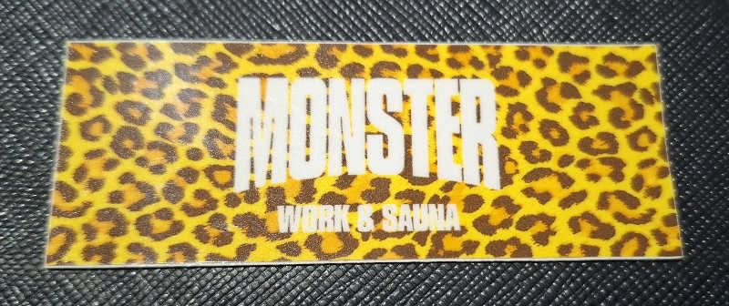 サウナステッカーコレクター通称S.S.CさんのMONSTER WORK & SAUNAのサ活写真