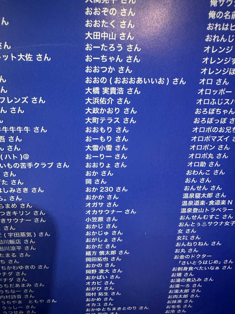 おーもりさんの湯乃泉 草加健康センターのサ活写真