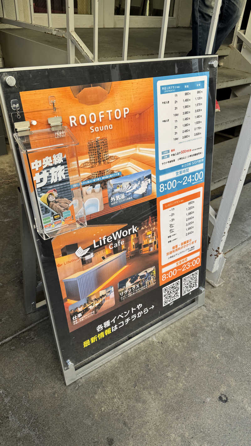 KmanaさんのROOFTOP(ルーフトップ)のサ活写真