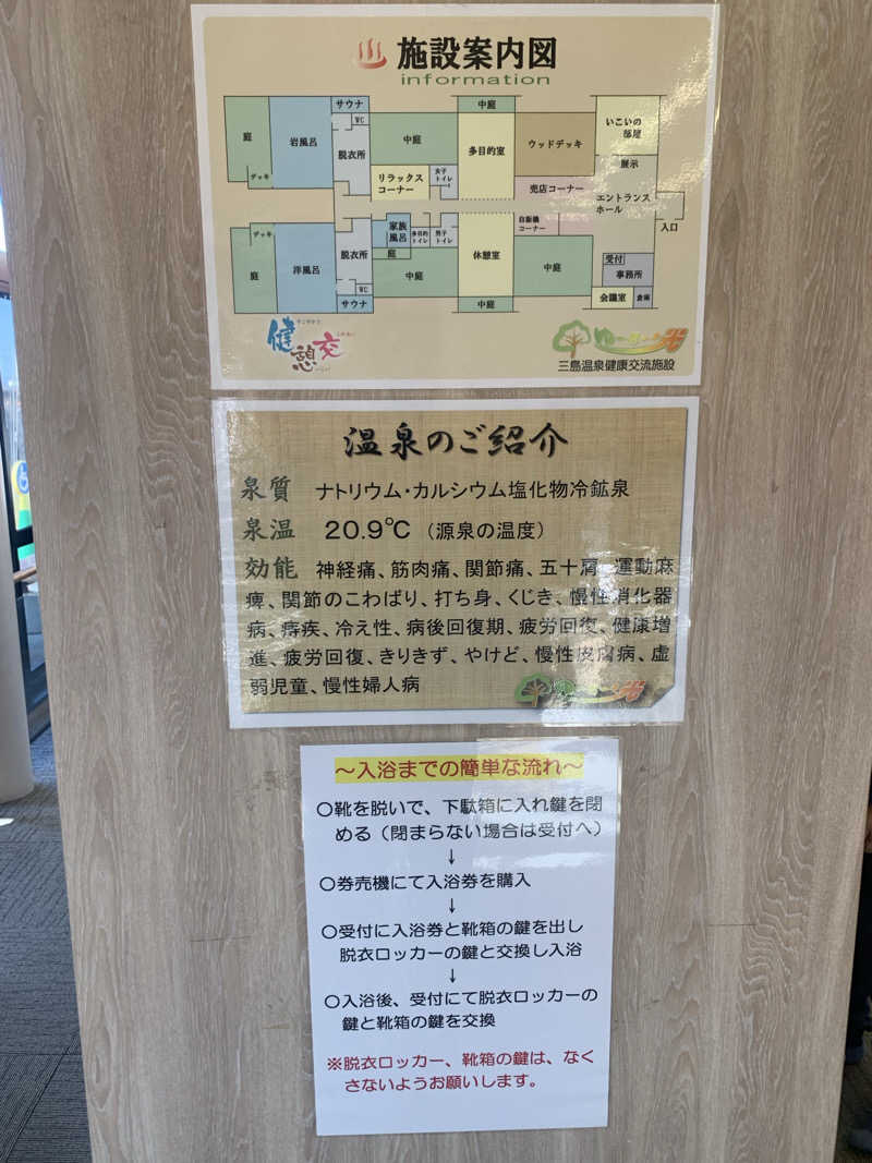 たかうじさんの三島温泉健康交流施設 ゆーぱーく光のサ活写真