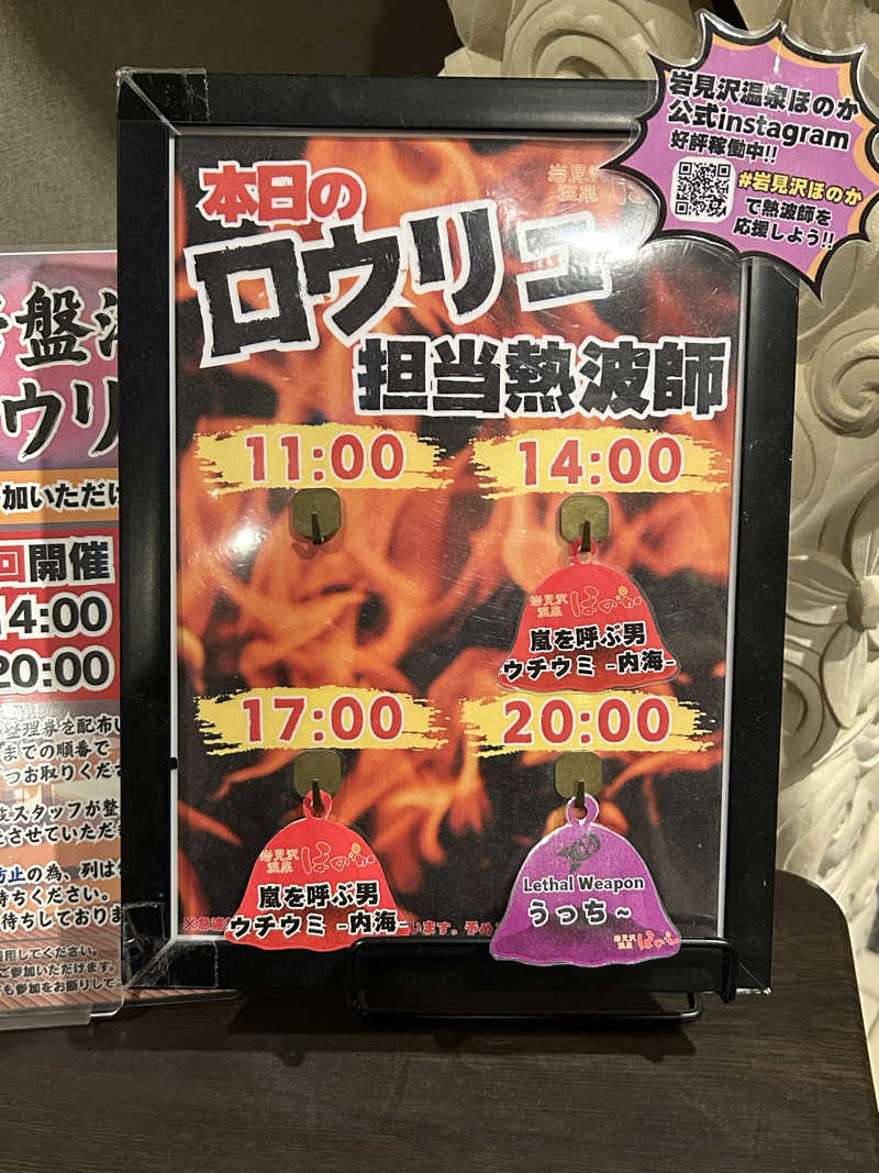 ☆あ～りん☆さんの岩見沢温泉ほのかのサ活写真