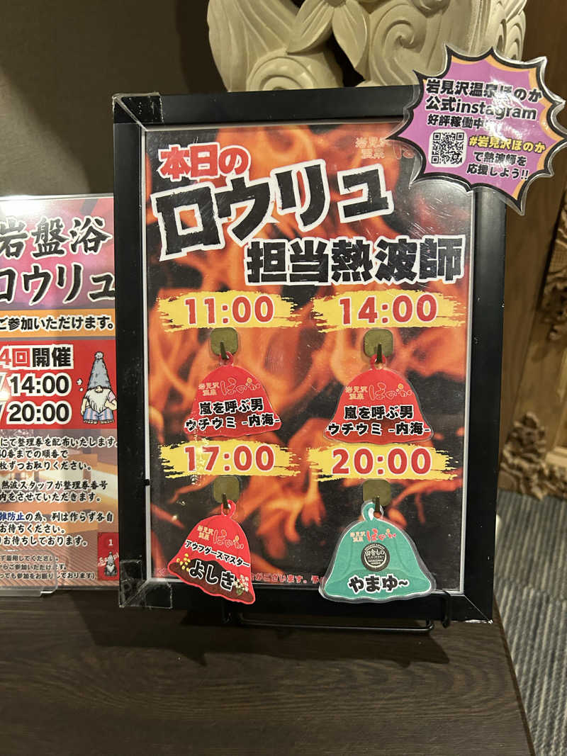 ☆あ～りん☆さんの岩見沢温泉ほのかのサ活写真