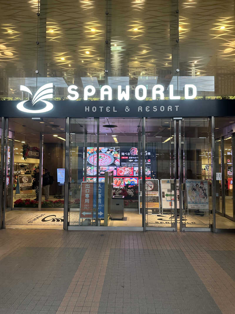 サウナリョウさんのSPAWORLD HOTEL&RESORTのサ活写真