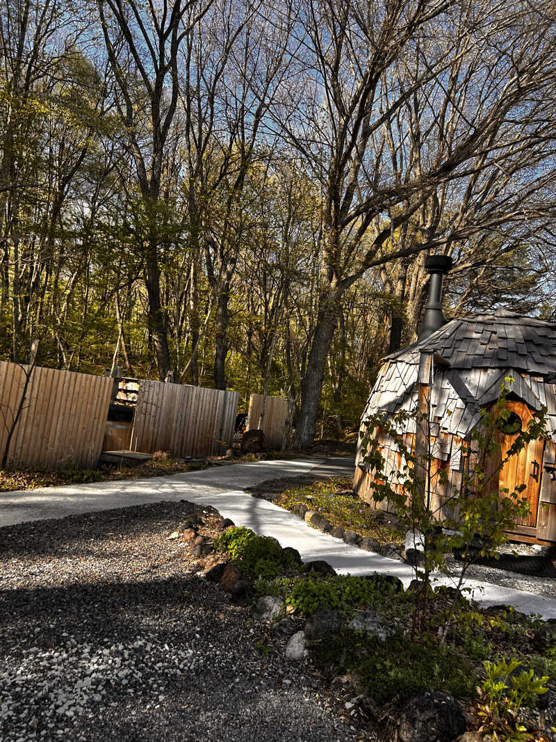 旅するねこ　スナフさんの軽井沢プライベートアウトドアサウナkaveriのサ活写真