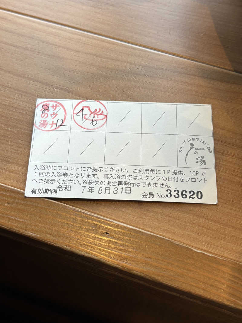 とうめさんの富士山天然水SPA サウナ鷹の湯のサ活写真