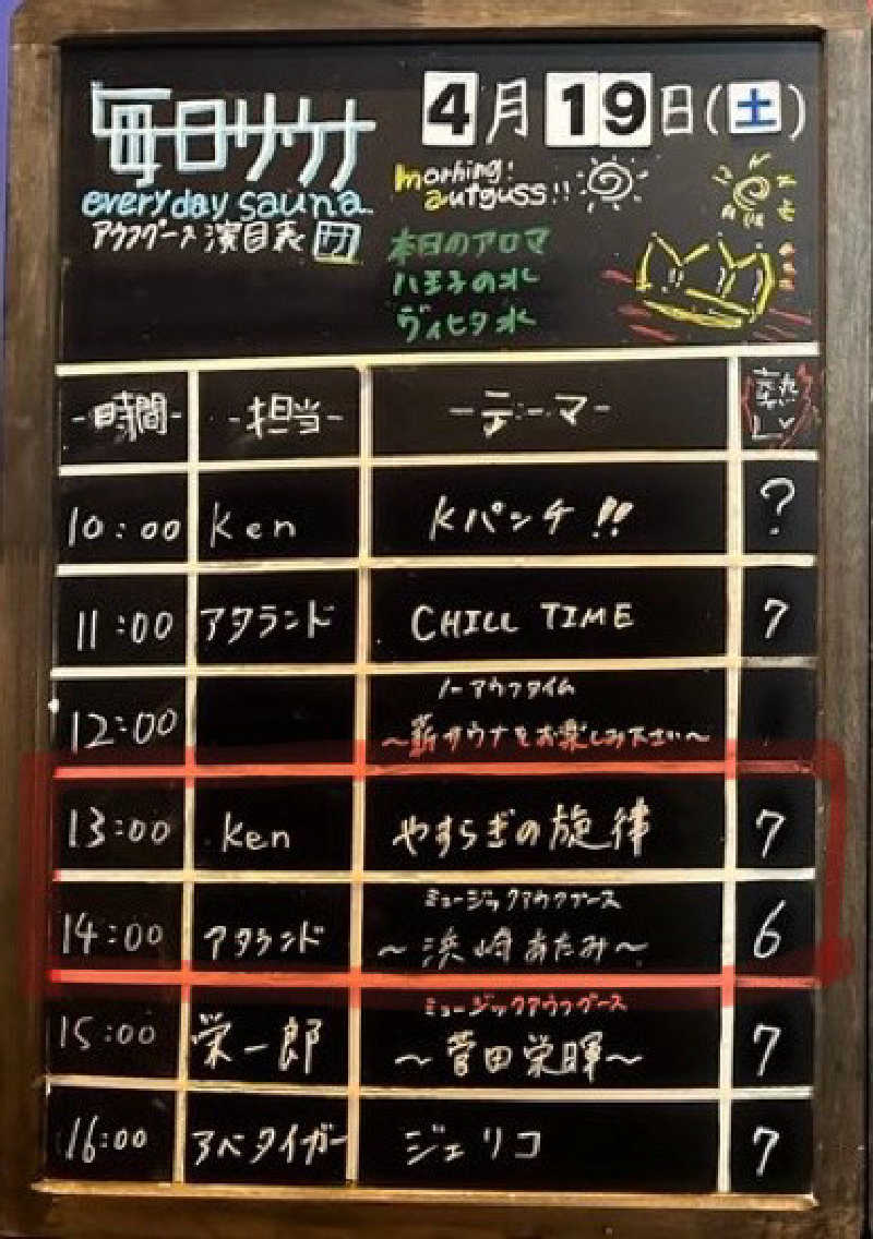 マジたつさんの毎日サウナ 八王子店のサ活写真