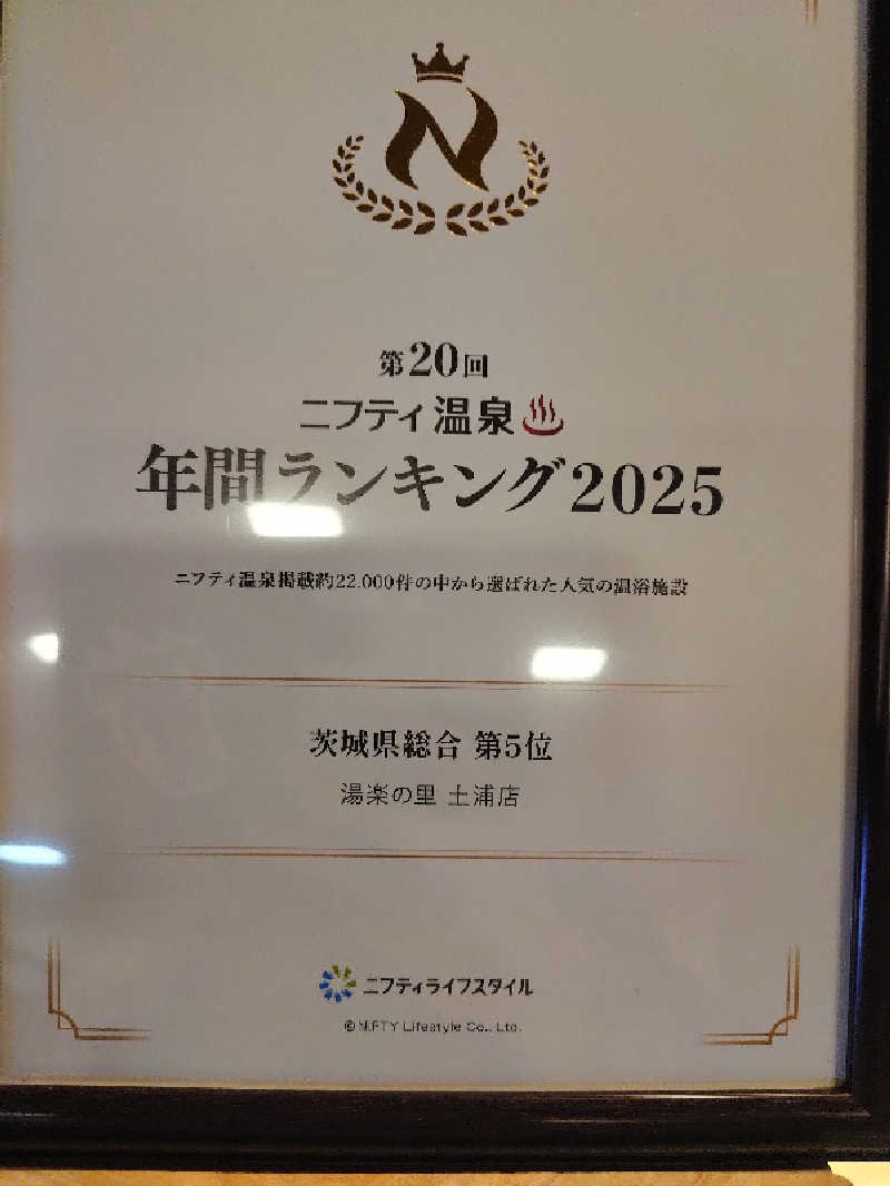 しらけんさんの湯楽の里 土浦店のサ活写真