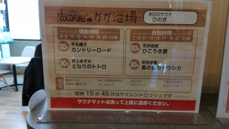 ミスタービンゴさんのCOCOFURO かが浴場のサ活写真