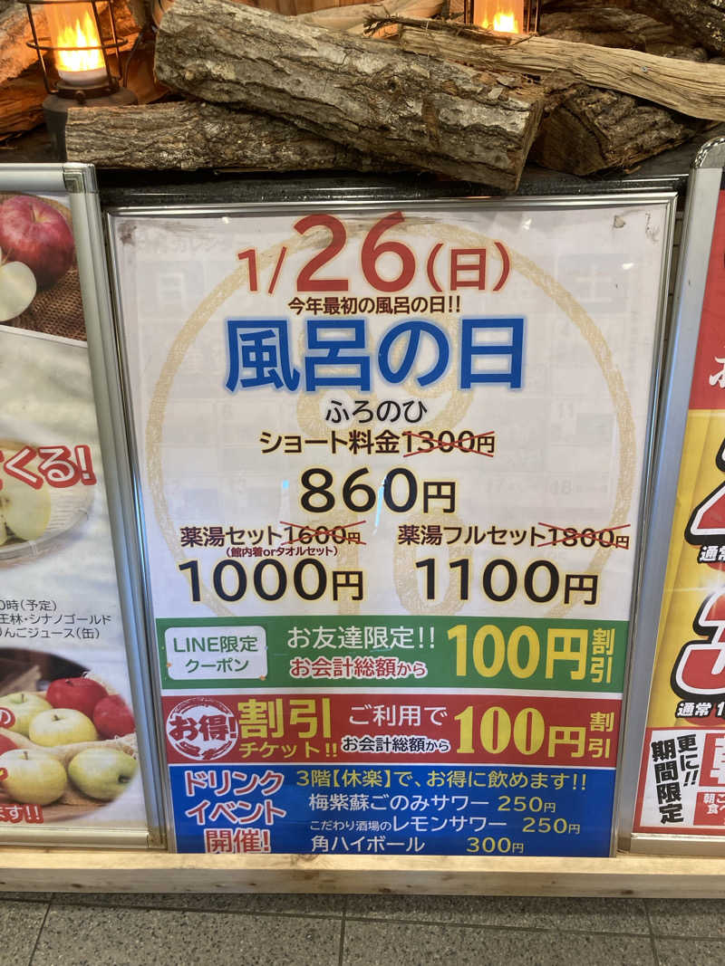 サウナー20240920さんの薬湯市原店のサ活写真