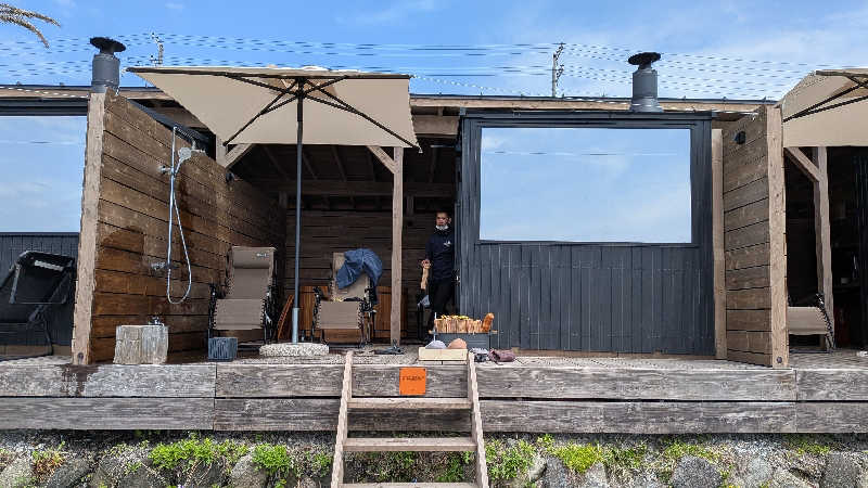 羽衣はがしさんのゆうみ Sauna Cafe (Beach Sauna)のサ活写真