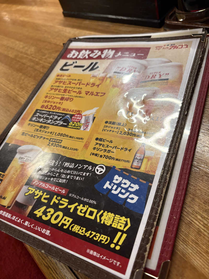 ストロングスタイルなっしーさんのスパ・アルプスのサ活写真