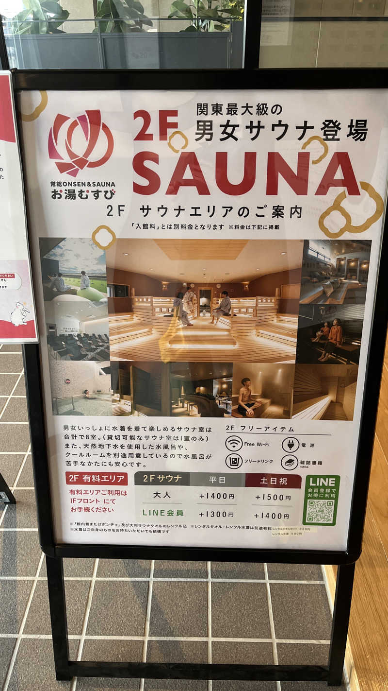 トントントントゥさんの常総ONSEN&SAUNA お湯むすびのサ活写真