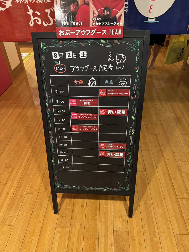 Motokickさんの林檎の湯屋 おぶ～のサ活写真