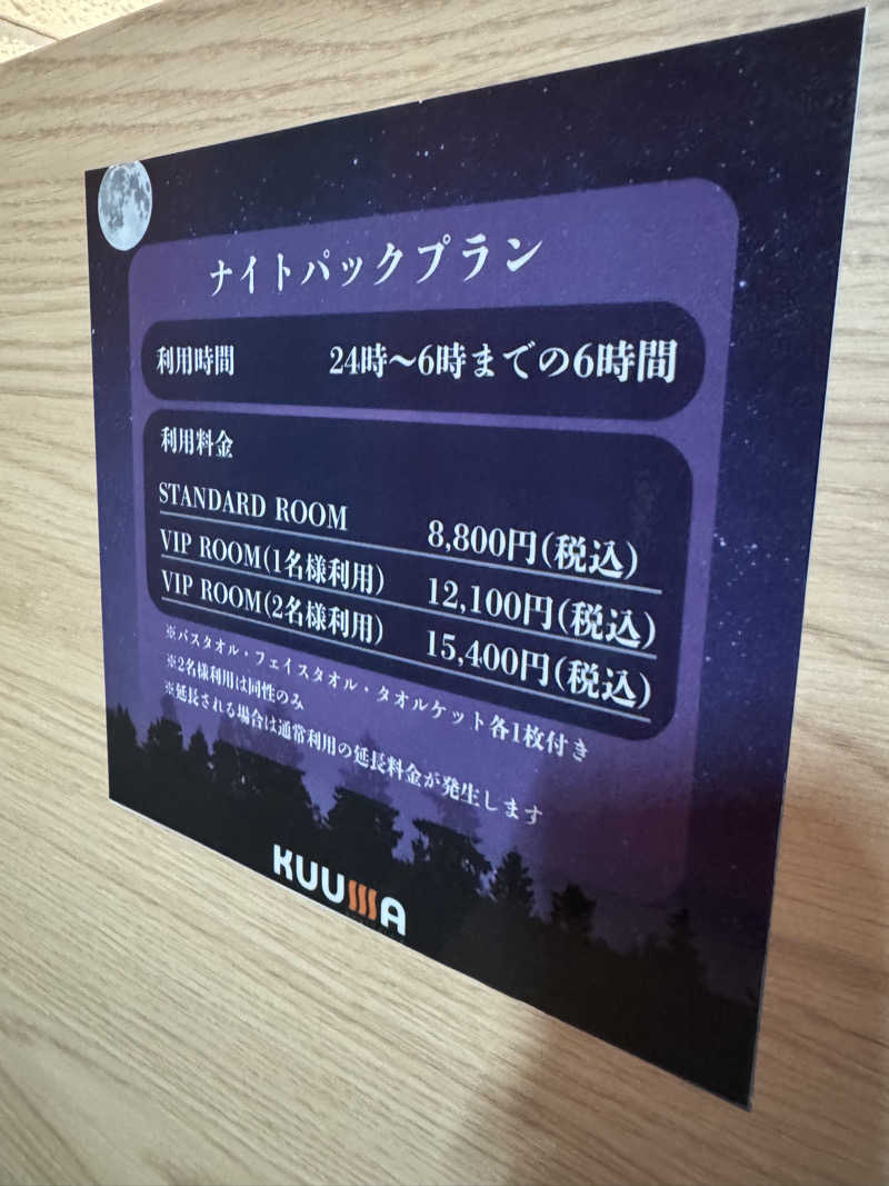 独身貴族さんのKUUMAのサ活写真