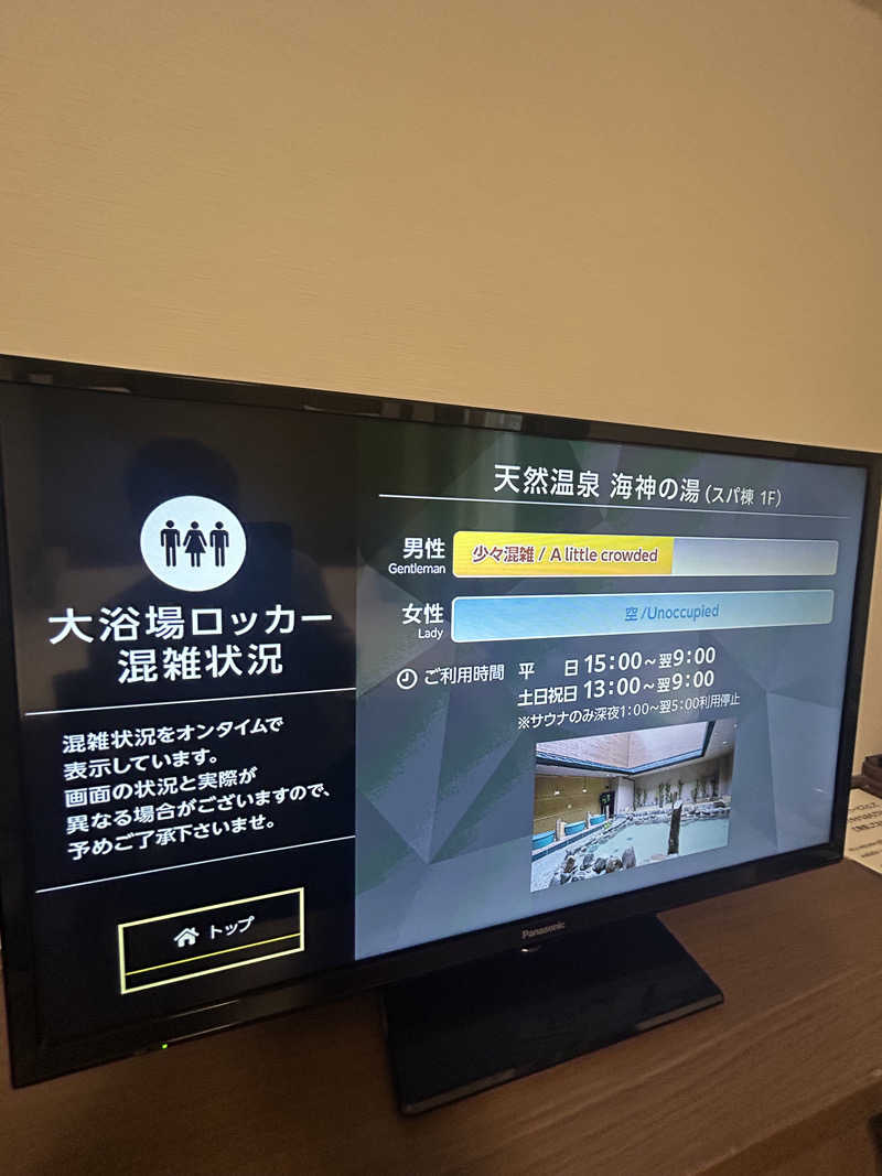 pancho.sさんの天然温泉 海神の湯 ドーミーインEXPRESS仙台シーサイドのサ活写真