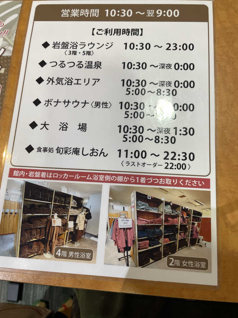 紫さんの東京荻窪天然温泉 なごみの湯のサ活写真