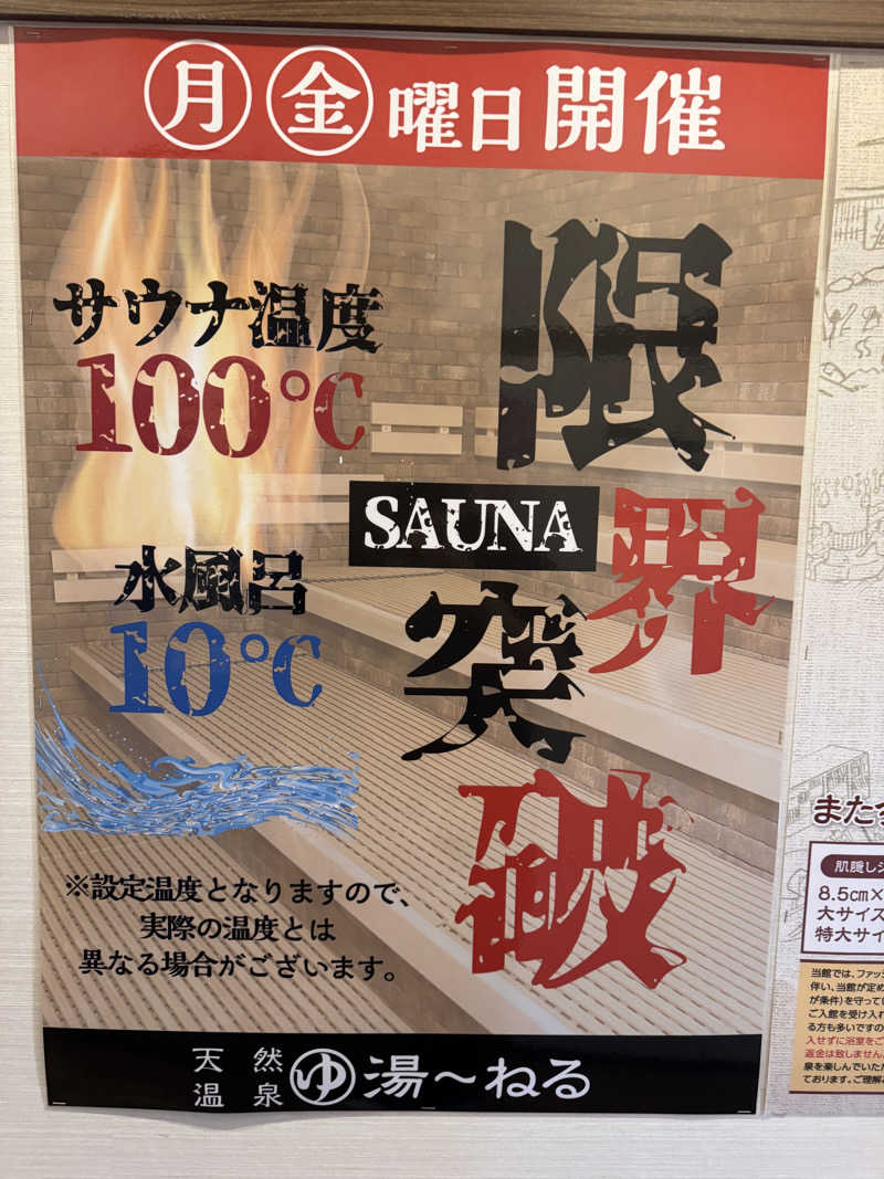 たけさんの天然温泉 湯～ねるのサ活写真