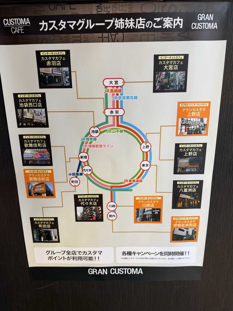 独身貴族さんのグランカスタマ上野店(旧おもてなしのお宿)のサ活写真