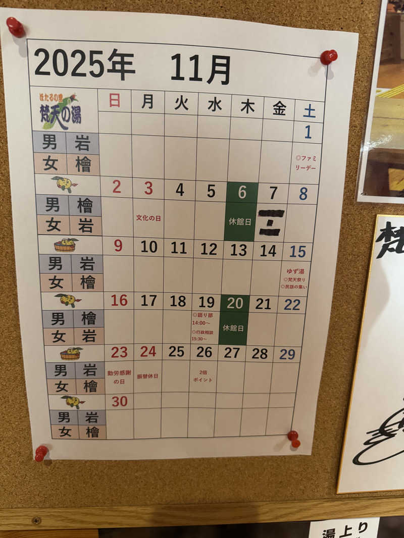 FUMIKOさんのほたるの里 梵天の湯のサ活写真