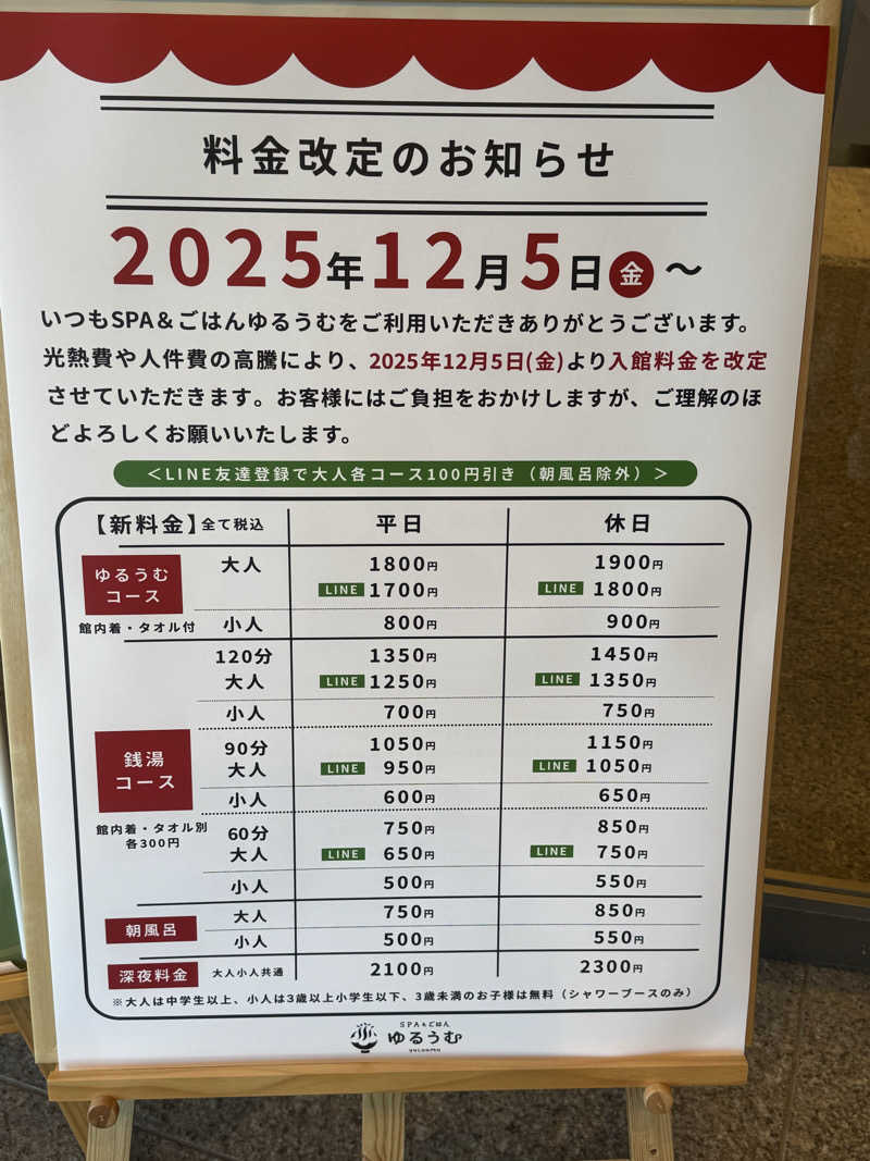 FUMIKOさんのSPA&ごはん ゆるうむ yuluumuのサ活写真