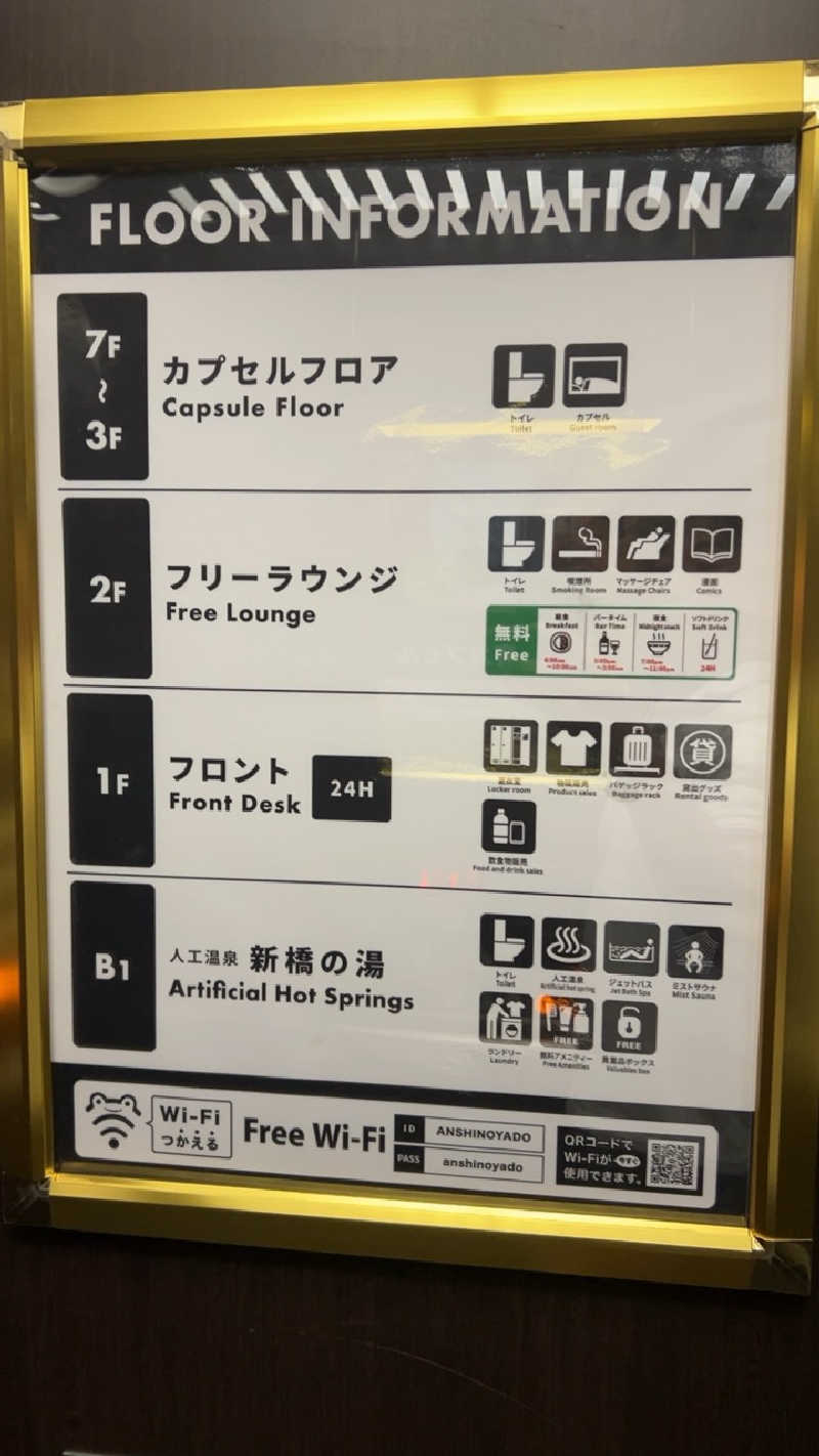 ハイボール太郎さんの安心お宿 新橋駅前店のサ活写真