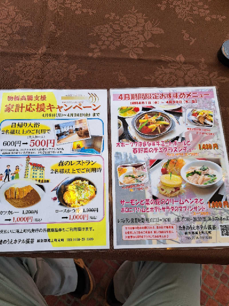 ベイダーさんのたきのうえホテル渓谷のサ活写真