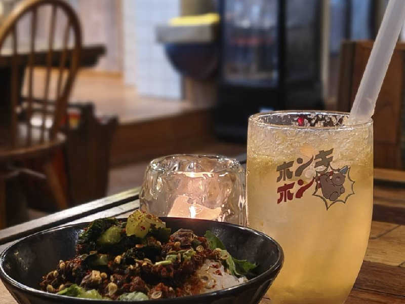 本気のレモンスカッシュとラムマーボーご飯