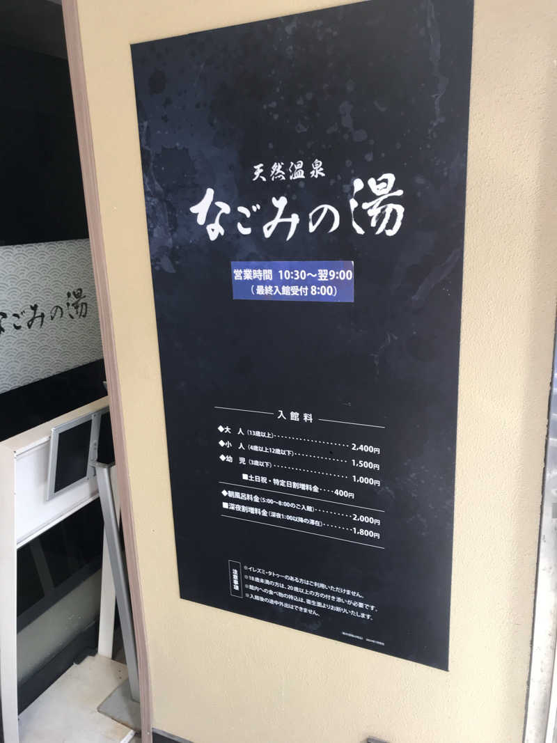 日比野晋作さんの東京荻窪天然温泉 なごみの湯のサ活写真