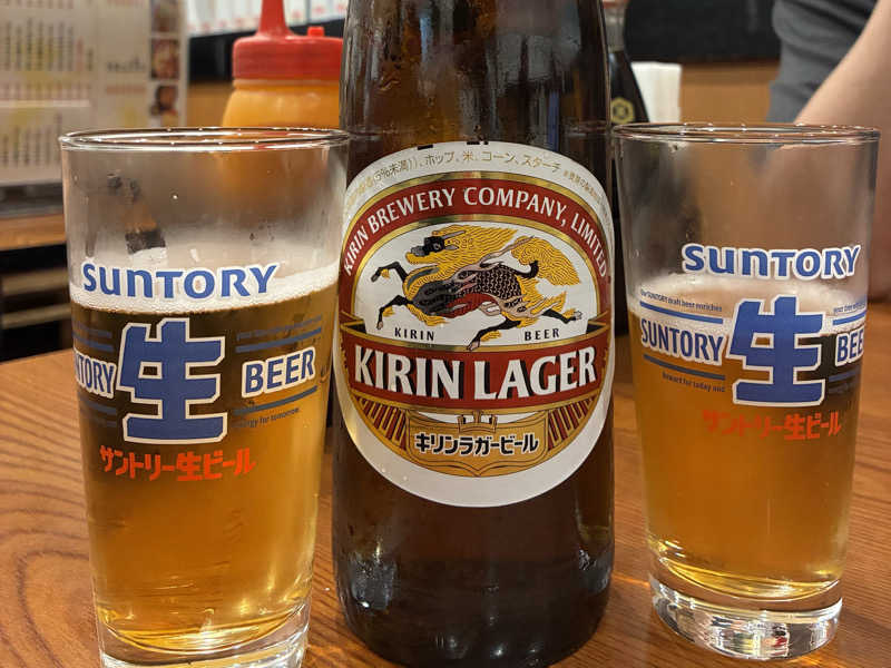キリンラガー大瓶ビール