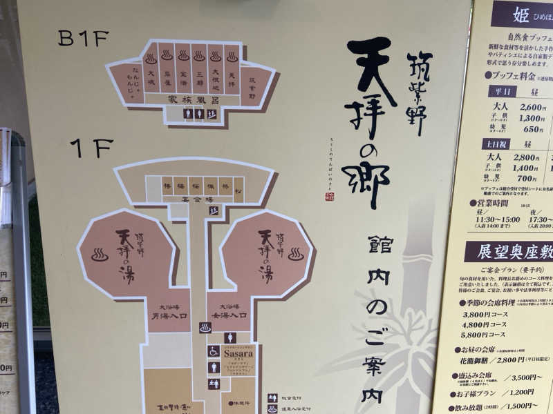 カミさんの筑紫野 天拝の郷のサ活写真