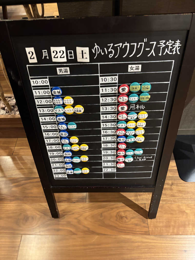 コアラッコさんの朝日湯源泉ゆいるのサ活写真