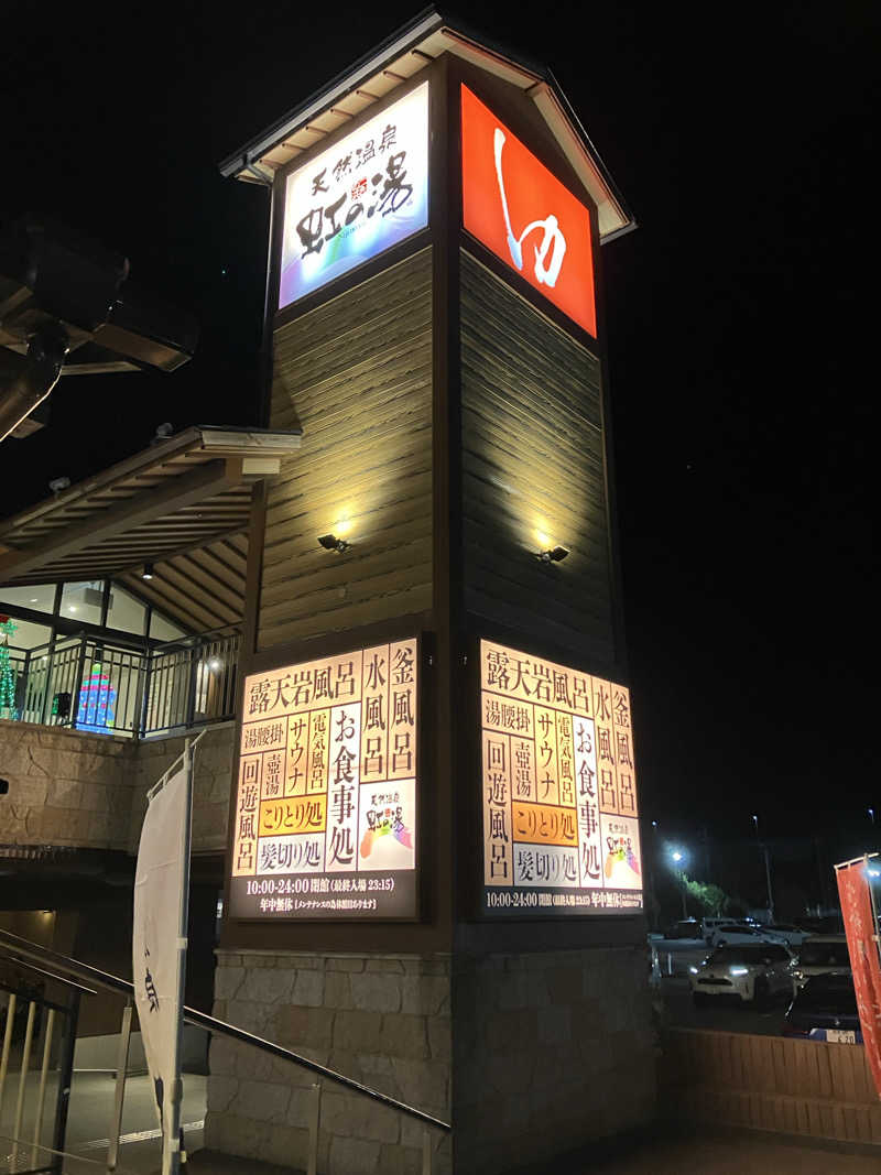 ミッドナイトサウナーさんの天然温泉 虹の湯 二色の浜店のサ活写真