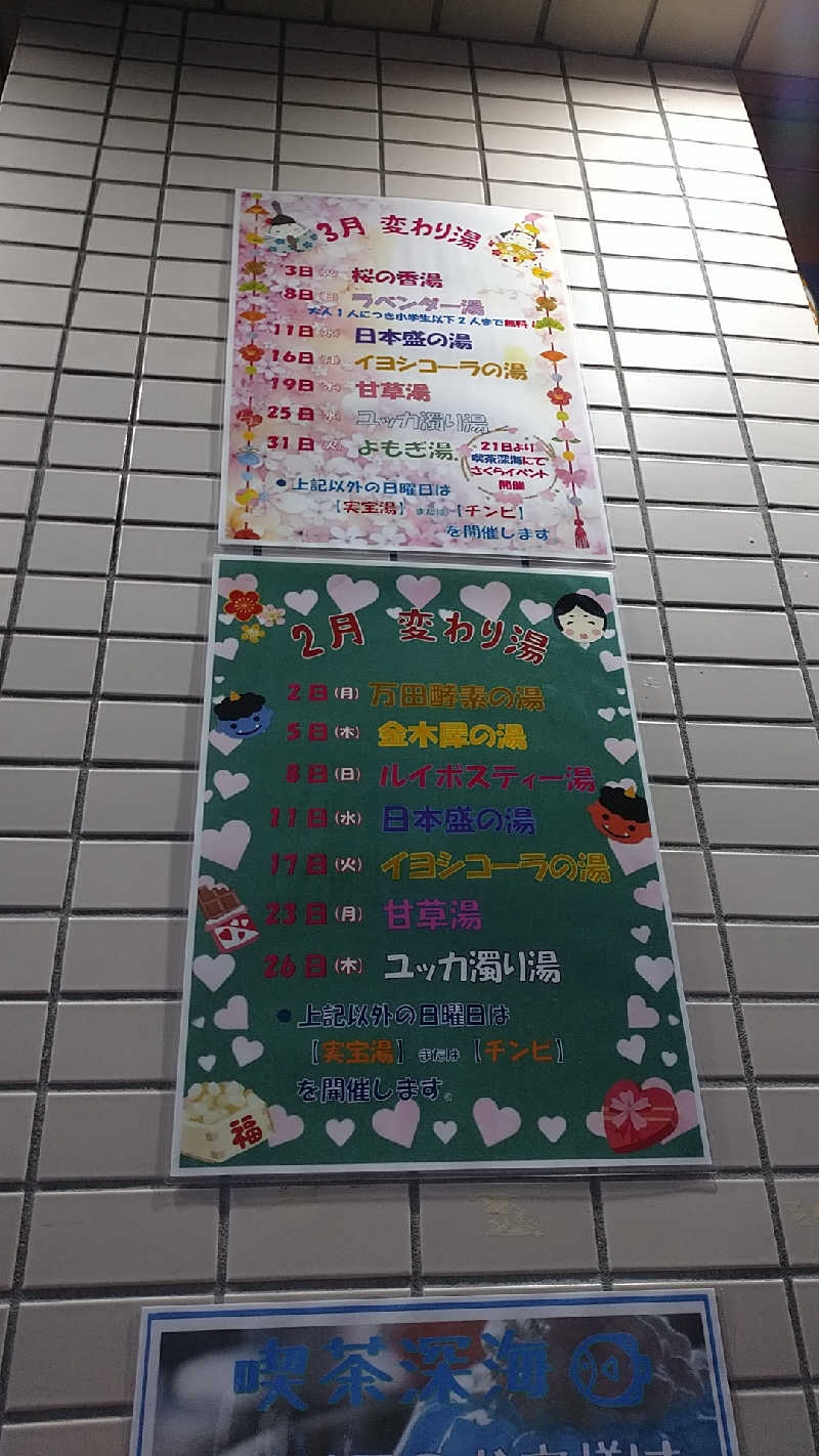 たぬちいさんの十條湯のサ活写真