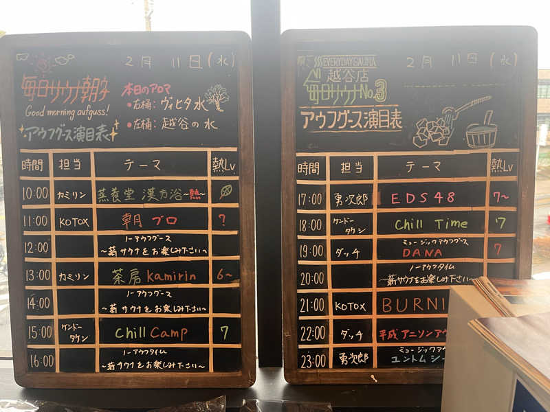 ekkyさんの毎日サウナ 越谷店のサ活写真