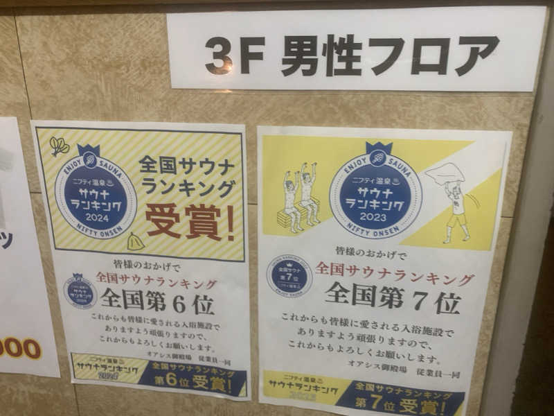 チャーミーさんのスパリゾート オアシス御殿場のサ活写真