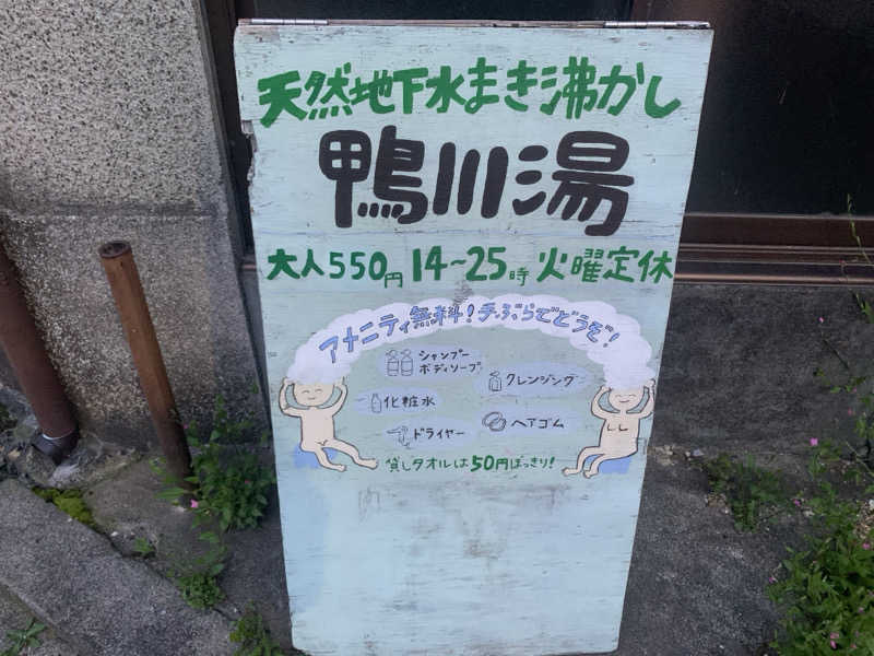 チャーミーさんの鴨川湯のサ活写真