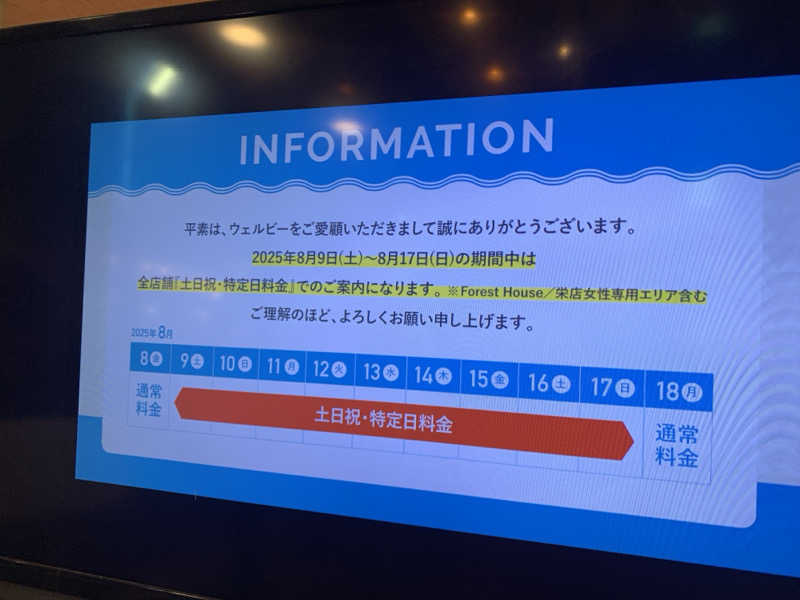 チャーミーさんのウェルビー栄のサ活写真