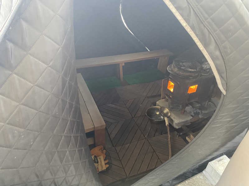 ぶれいんさんの貸切テントサウナと薬石浴 嵐の湯沼津店のサ活写真