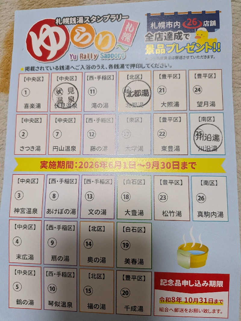 石坂さんの伏見温泉のサ活写真