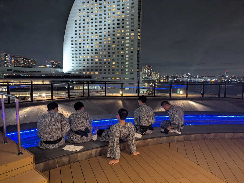 洋一さんの横浜みなとみらい 万葉倶楽部のサ活写真