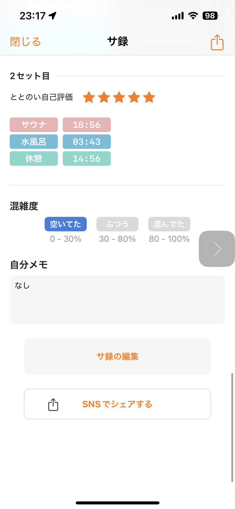 Ultrablueさんのホテルルートイン美濃加茂のサ活写真