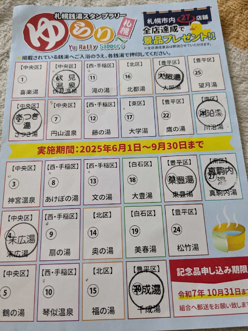 石坂さんのさつき湯のサ活写真