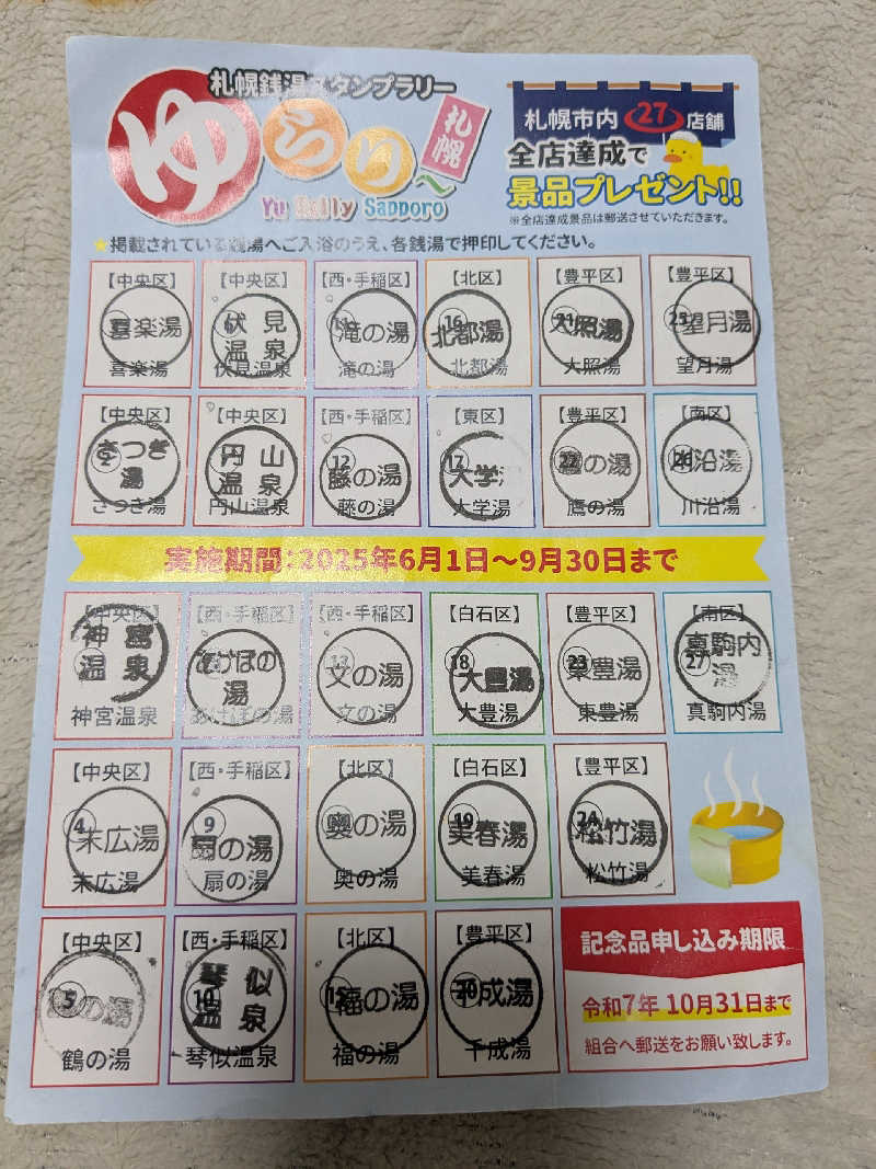 石坂さんの文の湯のサ活写真