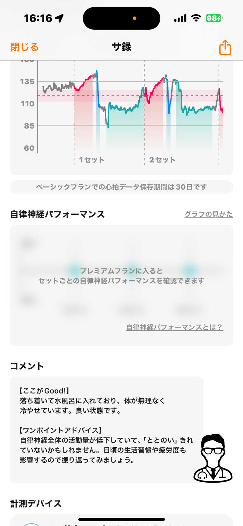 渡部 正人さんの天然温泉やよい乃湯のサ活写真