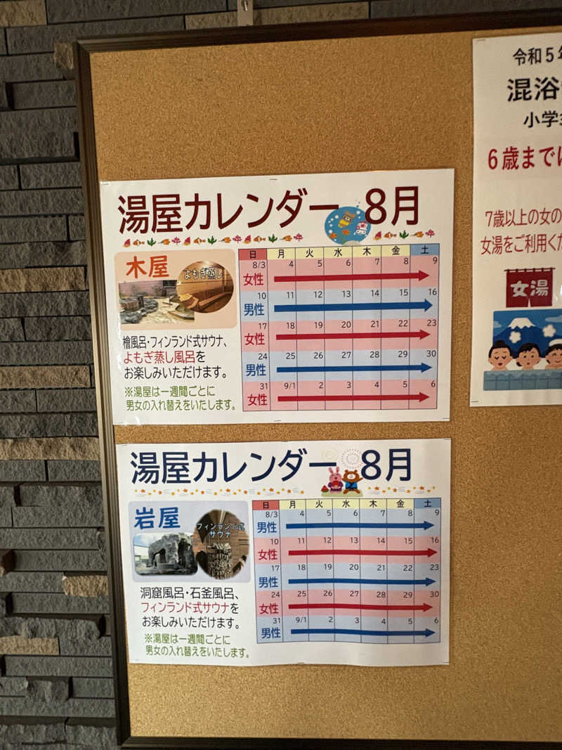 渡部 正人さんの天然温泉やよい乃湯のサ活写真