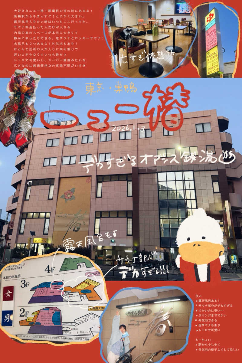 ピーマン🫑さんのやすらぎの湯 ニュー椿のサ活写真